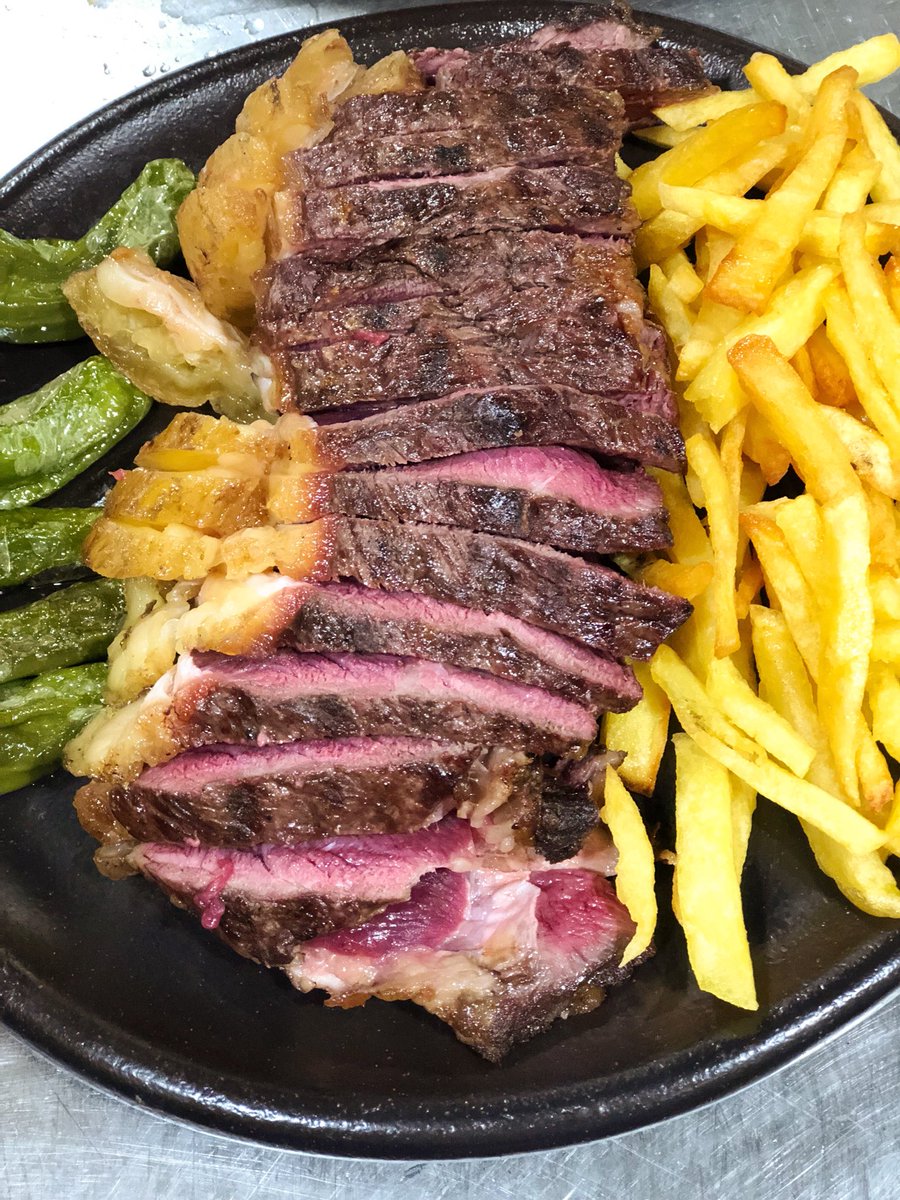 Chuletón con Patatas - Ole Papi Santa Pola