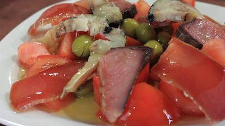 Ensalada de Salazones - Ole Papi Santa Pola